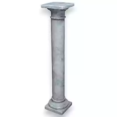 Column White Marble Crystal Italian Design H 100cm • £749.09