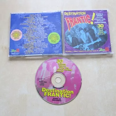 DESTINATION FRANTIC! Manic & Moody Sixties Garage Punk - CD Album (CD4815) • £19.99