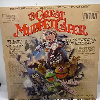 The Muppets – The Great Muppet Caper Soundtrack Vinyl Record Free Shipping • $15