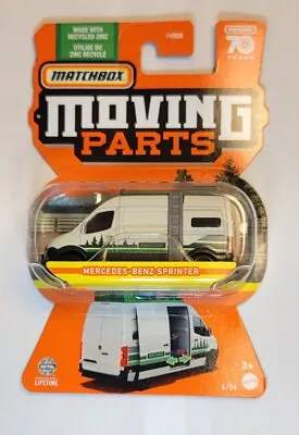 Matchbox Moving Parts Mercedes Benz Sprinter Van Sliding Door Camper New • $9.98