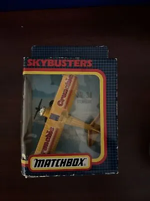 Matchbox Plane Flying Circus Skybusters SB 39 Stearman Crunchie Outer Box Mint • $12.50