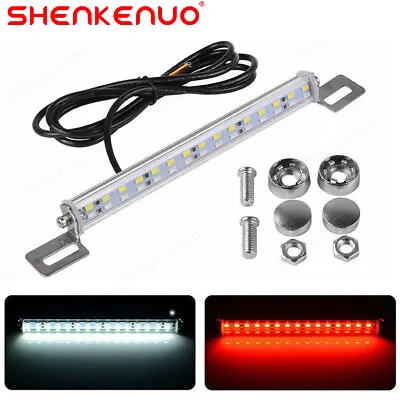 Universal White + Red 30-LED License Plate Mount Back Up Light Car SUV Truck RV • $7.99