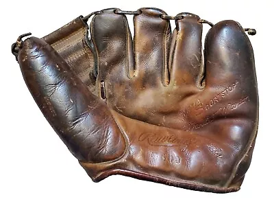 Vintage Rawlings Model G600 Martin Marion Mister Shortstop Baseball Glove FLAWS • $34.99