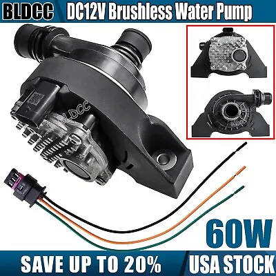 DC 12V 60W Brushless Circulation Water Pump Electric Large-flow Intercooler Pump • $19.99