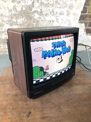 Magnavox RR1340 W403 13  CRT TV Wood Grain - Retro Gaming NES N64 Sega • $129.95