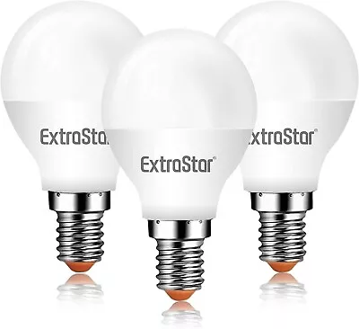 3x 510LM 6W (42W) LED Golf Ball Light Bulbs Cool White E14 SES Energy Saving • £6.50