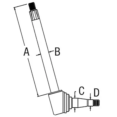 Spindle - Left Hand Fits Massey Ferguson 2675 2705 3046437M91 • $346.99