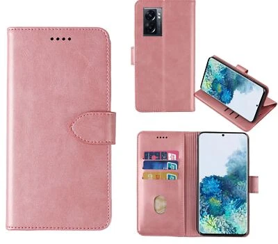 $6.90 • Buy Oppo A57 5g Wallet Case Cowhide Finish PU Leather Magnet Card Slots