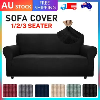 $20.25 • Buy Sofa Cover Couch Covers 1 2 3 4 Seater Slipcover Lounge Protector High Stretch