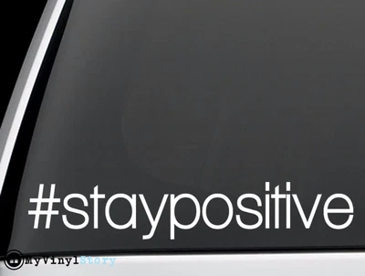 $4.96 • Buy Stay Positive Car Decal V For Vendetta Ocupy Hacker Window Vinyl 14 X 2.5 Inches