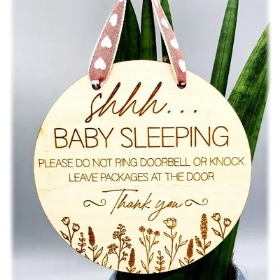 Nursery Decoration Baby Sign Gift For New Mum Baby Shower Gift • £15