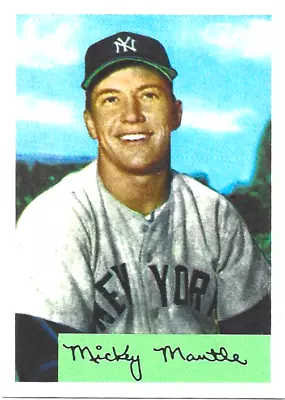 1996 Topps Mantle Redemption Mickey Mantle 1954 Bowman Sweepstakes /2500 • $6.99