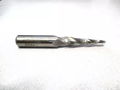 Conical (E-208) 1/8 X 1/2 X 2 X 3-7/8 3-Flute 5° Angle/Side HSS Tapered End Mill • $29.95