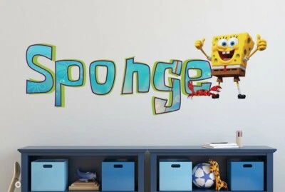 £31.49 • Buy SpongeBob On The Run Custom Vinyl Stickers 3D Wall Decals Name Art KA196