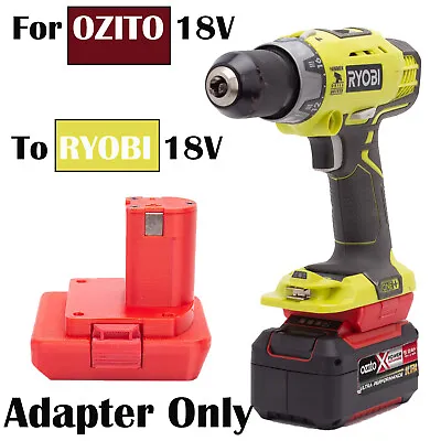 $34.79 • Buy Battery Adapter For OZITO 18V Lithium Battery To Ryobi 18V Cordless Power Tools