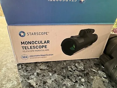 STARSCOPE Monocular Telescope G3 -Long-Range Scope 10x High Powered Brand New • $29.99