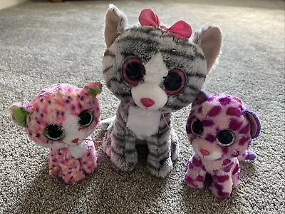 £4.99 • Buy Ty Cat Plush Beanie Toy Bundle 