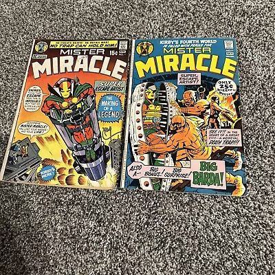 Mister Miracle #1 & #4 🔑comic Books 1971--DC--1st BIG BARDA  Great Shape • $50