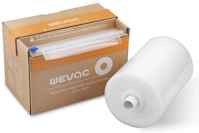 $37.17 • Buy 8” X 150’ Food Vacuum Seal Roll Keeper With Cutter, Ideal Vacuum Sealer Bags For