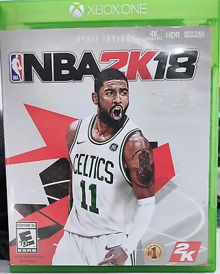 NBA 2K18 Microsoft XBOX One Kyrie Irving Boston Celtics Edition #1 NBA Game • $6.50