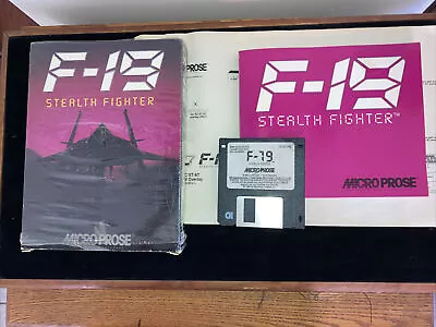 Stealth Fighter Microprose 1993 Floppy Game • $20