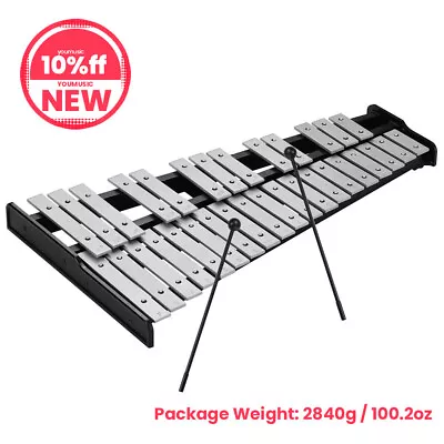 32-Note Xylophone Educational Glockenspiel Wooden Base For Adults K3Y5 • $84.44