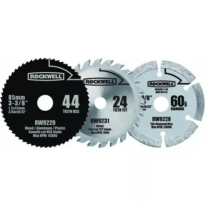 VersaCut Circular Saw Blade Set PartNo RW9232K By Worx/Rockwell Single Unit • $40.16