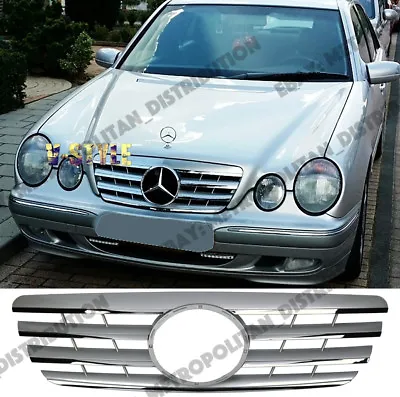 20+ Facelift Mercedes E W210 S210 Grille AMG Chrome Centre Star E55 E200 240 320 • $155.63