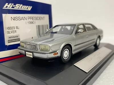 *Last* 1:43 HI STORY HS023SL Nissan President 1990 Infiniti Q45 Scale Model Car • $118