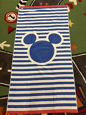 NEW Hanna Andersson Disney Mickey Beach Towel Super Soft Large Size 70”x36” • $36.99