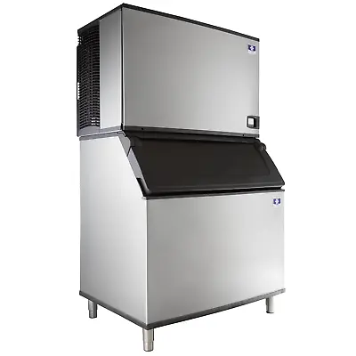 Manitowoc Ice 48  Air Cooled Half Cube Ice Machine & Bin 208-230V 1660 Lb. • $9939.23