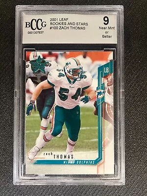 $2 • Buy Zach Thomas 2001 Rookies & Stars BCCG 9 Card #100