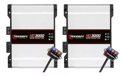 2 Taramps HD 3000  2 Ohms Amplificador  3K Watts  2 Unidades  ENTREGA RAPIDA📦 • £316.01