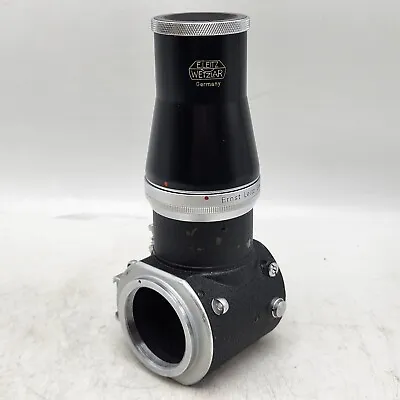 Leica Leitz OZUPO 16484 Visoflex I M39 Housing + LVFOO 16486 Finder 5X Magnifier • $59.99