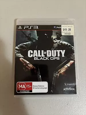 Call Of Duty Black Ops - Sony PlayStation 3 - PS3 Game With Manual - Like New • $11.99