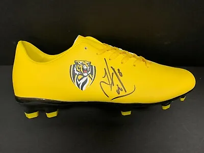 $295 • Buy AFL RICHMOND TIGERS JACK RIEWOLDT HAND SIGNED BOOT Premiers Martin 300 Games MCG
