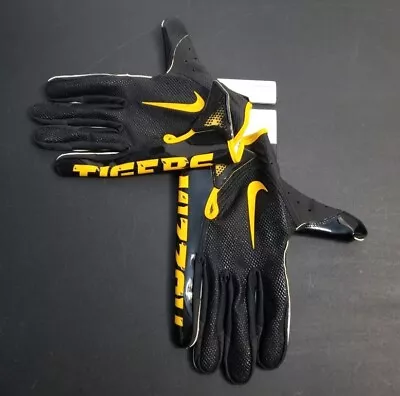 Nike Size XL Vapor Jet NCAA Mizzou Tigers Football Gloves Missouri FN5493-022 • $80