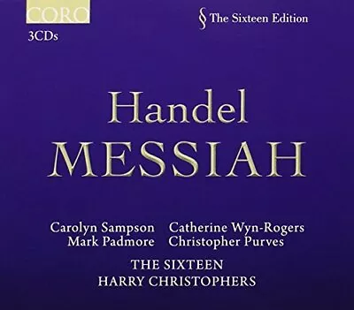 Handel: Messiah (The Sixteen Harry Christophers... - Christopher Purves CD 36VG • £4.68