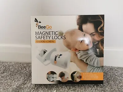 BeeGo® Magnetic Cupboard Locks For Children (12 Locks + 2 Keys) Child & Baby  • £19.95