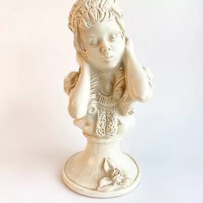 Vintage Universal Statuary Corp U Kendrick 1971 Chicago Girl Statue Bust • $12