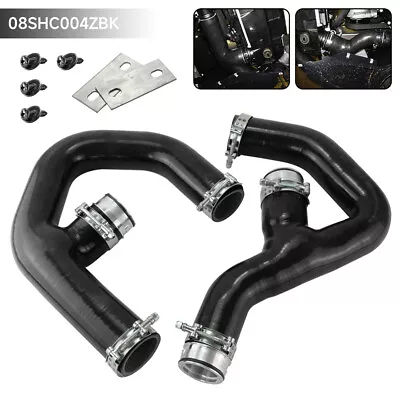 Silicone Turbo Intercooler Pipe Hose For Golf MK5 MK6 GTI 2.0 FSi W/Adapters BK • $112.99