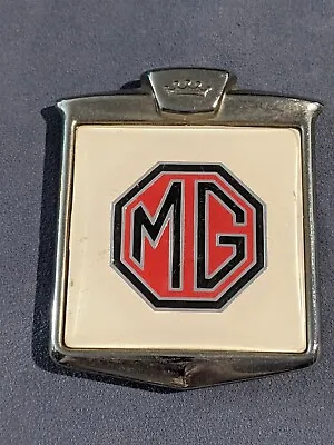 Vintage Mg Car Badge Original Renamel London (pl49) • $29.44