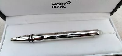 Montblanc Classique Luxury163 New With Box Refill Stainless Steel Rollerball Pen • $26