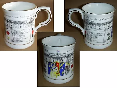 Rare 1993 Monarchy In Crisis Cup - Limited Edition Of 150 -  Queen Elizabeth Ii • £12.50