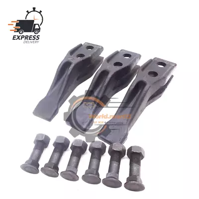 Jcb Backhoe - 3 Pcs. Forged Tooth Point With Nut/bolt. (part No. 531/03205) • $149.50