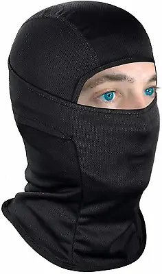 $8.79 • Buy Black Balaclava Face Mask UV Protection Ski Sun Hood Tactical Mask For Men Women