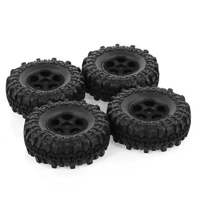 Beadlock Micro Wheel Rims Tires Tyres For Axial SCX24 90081 AXI00001 1/24 RC Car • £24.46