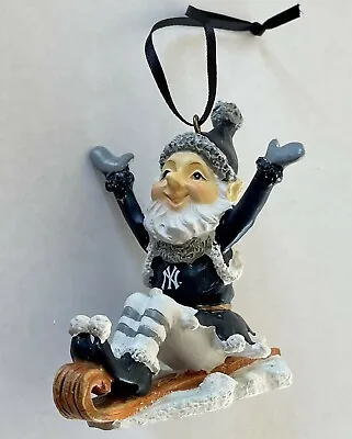 MLB New York Yankees Elf On Sled Christmas Tree Ornament Decoration Baseball • $13.95