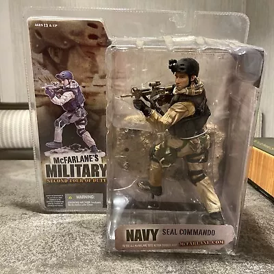 2005 McFarlane Military Second Tour Of Duty Navy Seal Commando Figure NEW • $44.99