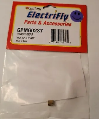 Great Planes Electrifly Pinion Gear Yak 55 EP ARF Vintage Rc Airplane GPMG0237 • $19.99